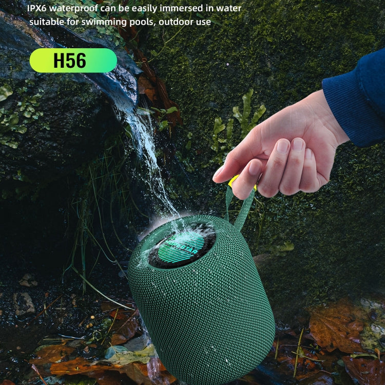 HOPESTAR H56 IPX6 Waterproof 10W TWS Subwoofer Light Bluetooth Speaker(White) - Waterproof Speaker by HOPESTAR | Online Shopping South Africa | PMC Jewellery | Buy Now Pay Later Mobicred