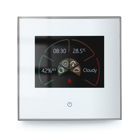 BHT-2002GBLM 220V Smart Home Heating Thermostat Electric Heating WiFi Thermostat with External Sensor Wire(White) - Thermostat & Thermometer by PMC Jewellery | Online Shopping South Africa | PMC Jewellery