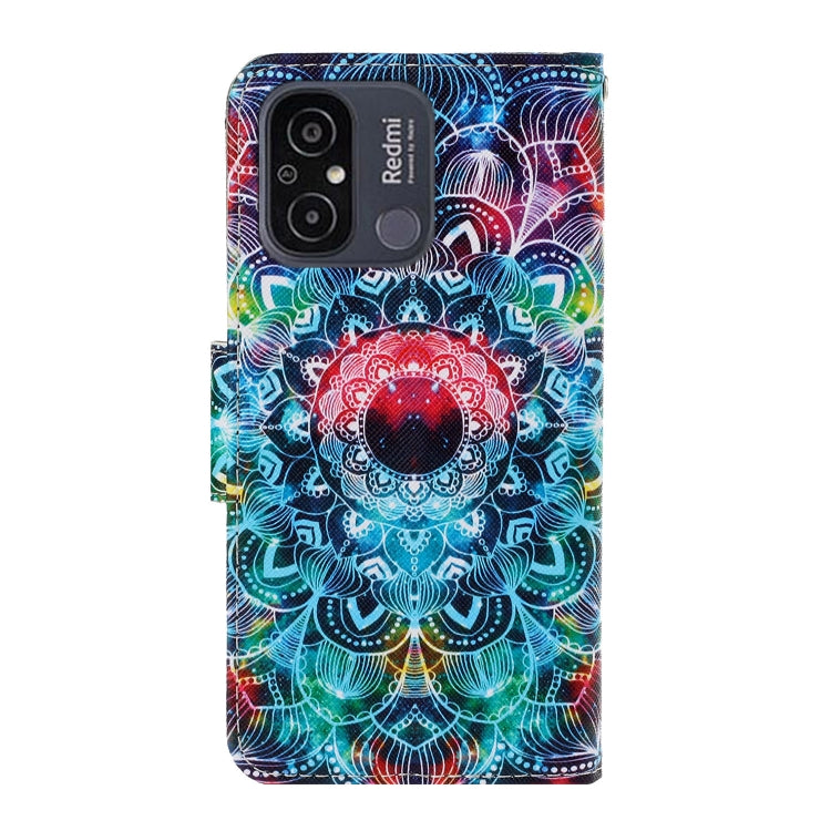 For Xiaomi Redmi 12C Colored Drawing Pattern Flip Leather Phone Case(Mandala) - free shipping - PMC TechLife - Order now!