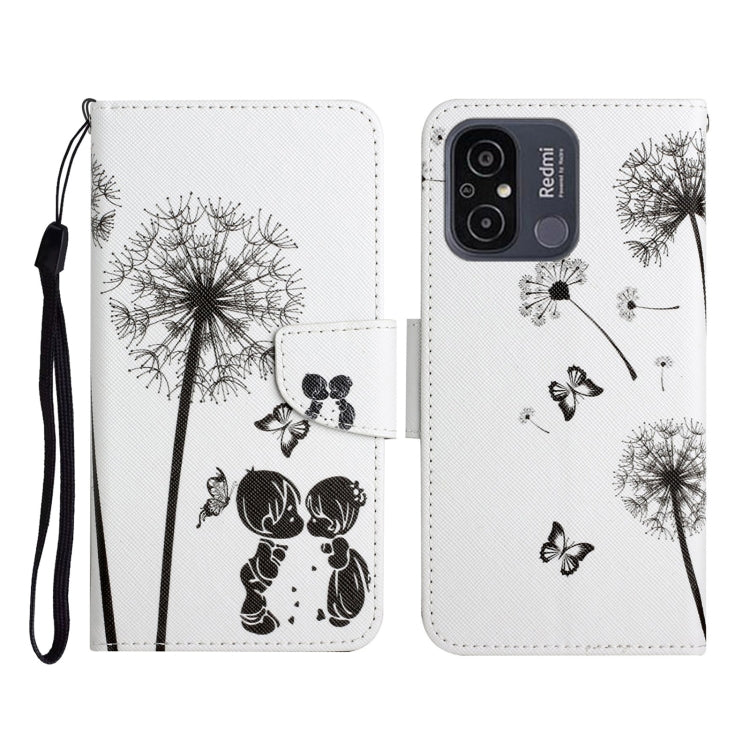 For Xiaomi Redmi 12C Colored Drawing Pattern Flip Leather Phone Case(Dandelion) - free shipping - PMC TechLife - Order now!