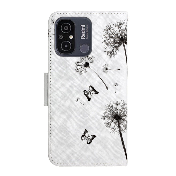 For Xiaomi Redmi 12C Colored Drawing Pattern Flip Leather Phone Case(Dandelion) - free shipping - PMC TechLife - Order now!
