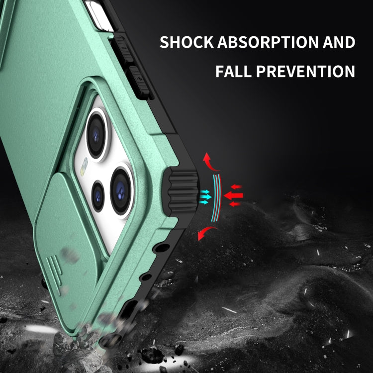 For Xiaomi Redmi Note 12 Pro 5G / Poco X5 Pro Stereoscopic Holder Sliding Camshield Phone Case(Light Blue) - free shipping - PMC TechLife - Order now!