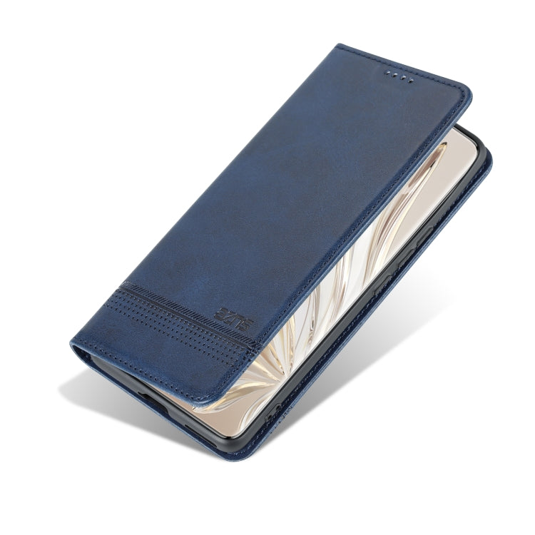 For Honor 90 Pro AZNS Magnetic Calf Texture Flip Leather Phone Case(Dark Blue) - Honor Cases by AZNS | Online Shopping South Africa | PMC TechLife | Buy Now Pay Later Mobicred