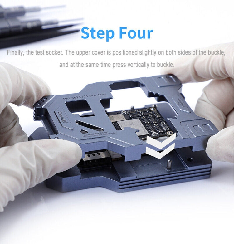 Qianli iSocket Motherboard Layered Test Fixture For iPhone 11 Series - Repair Fixture by QIANLI | Online Shopping South Africa | PMC Jewellery | Buy Now Pay Later Mobicred