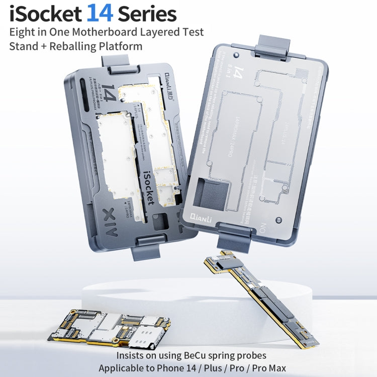 Qianli iSocket Motherboard Layered Test Fixture For iPhone 14 Series - free shipping - PMC TechLife - Order now!
