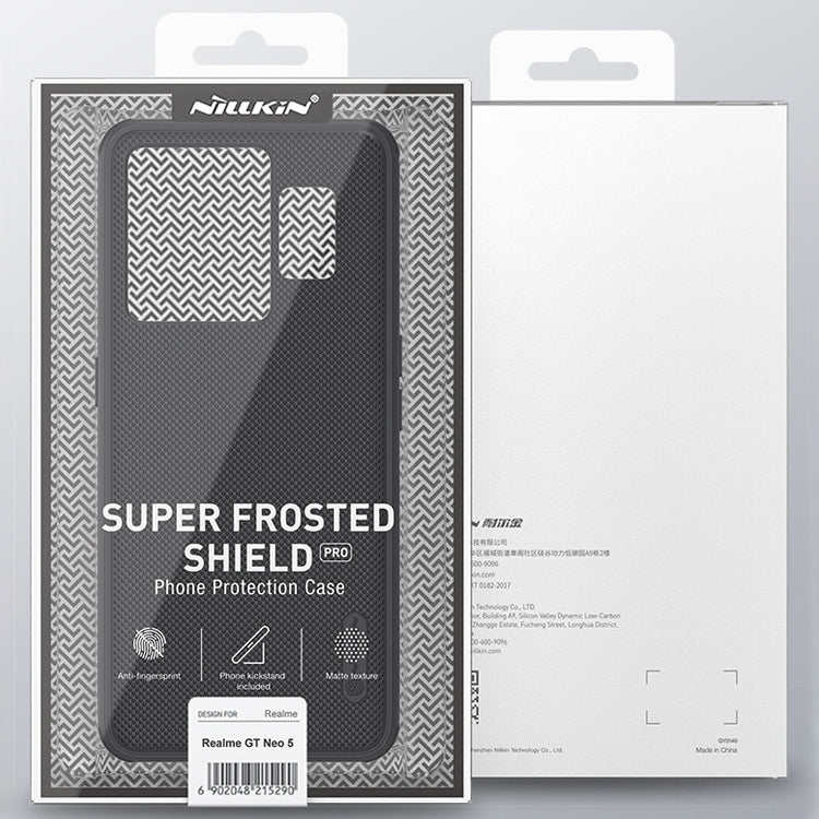 For Realme GT Neo 5 NILLKIN Frosted Shield Pro PC + TPU Phone Case(Green) - Realme Cases by NILLKIN | Online Shopping South Africa | PMC Jewellery