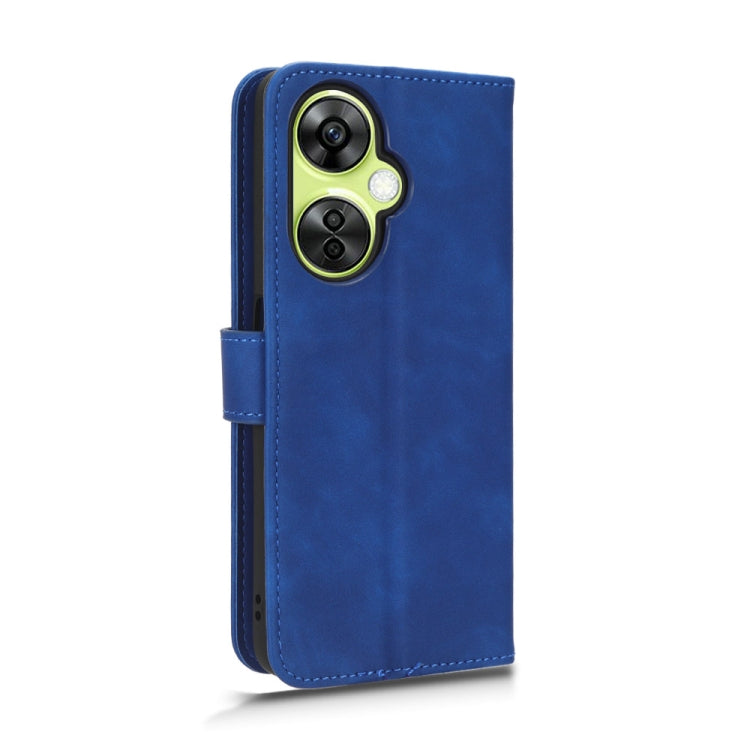For OnePlus Nord CE 3 Skin Feel Magnetic Flip Leather Phone Case(Blue) - free shipping - PMC TechLife - Order now!