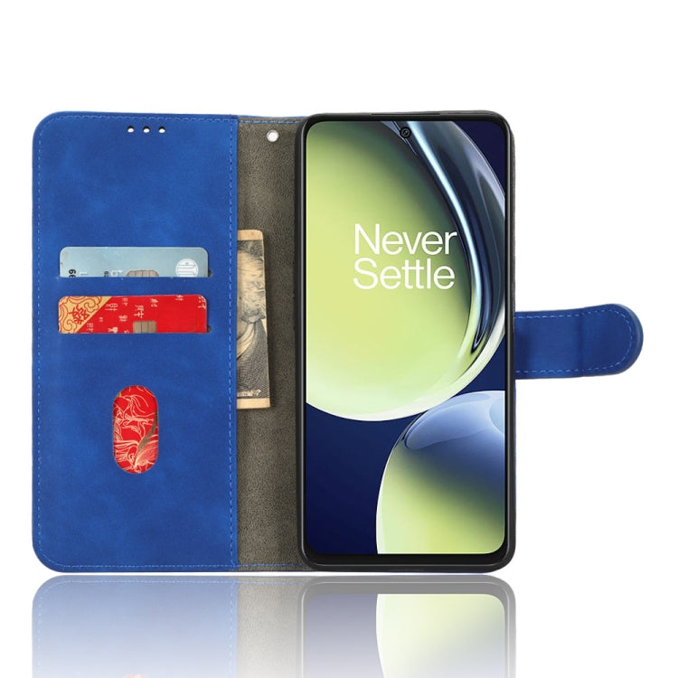 For OnePlus Nord CE 3 Skin Feel Magnetic Flip Leather Phone Case(Blue) - free shipping - PMC TechLife - Order now!