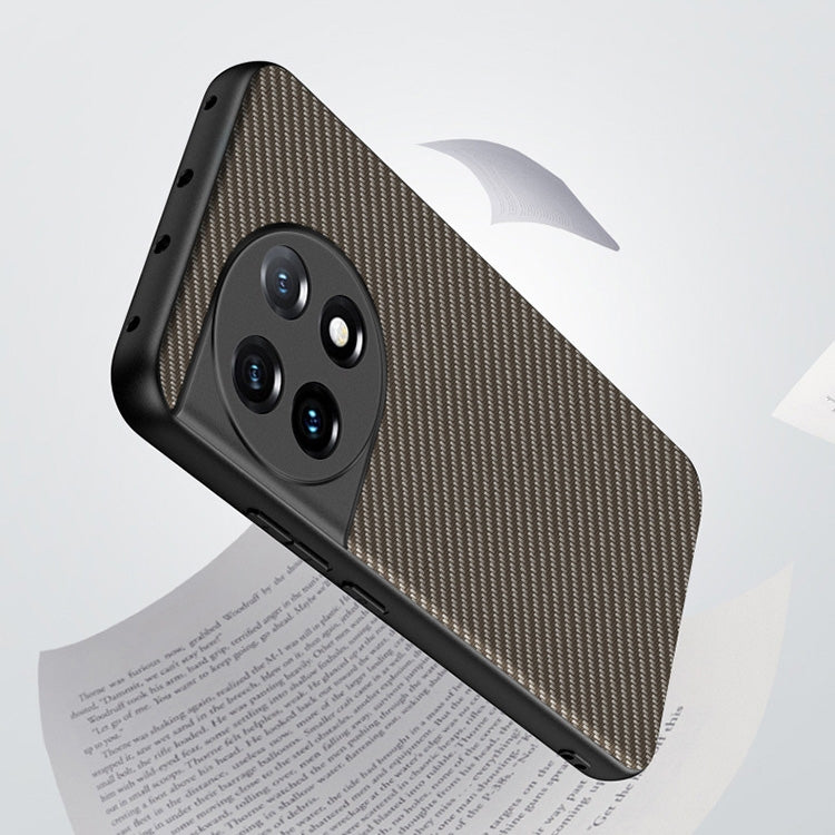 For OnePlus 11 Ultra-thin Carbon Fiber Texture Printing Phone Case(Black Blue) - free shipping - PMC TechLife - Order now!