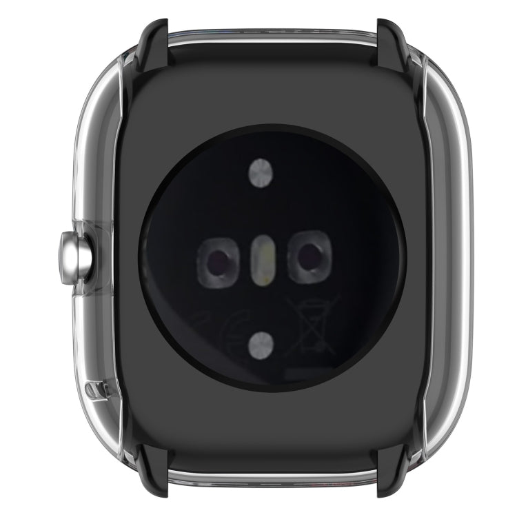 For Amazfit GTS4 Mini Full Coverage TPU Electroplating Watch Protective Case(Transparent) -  by PMC TechLife | Online Shopping South Africa | PMC TechLife