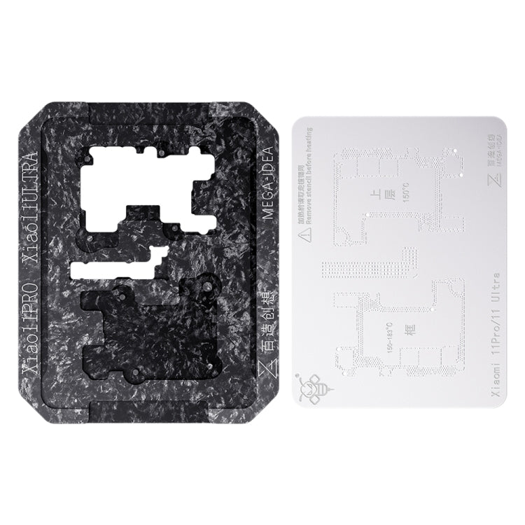 For Xiaomi 11 Pro / 11 Ultra Qianli Mega-idea Multi-functional Middle Frame Positioning BGA Reballing Platform - Repair Platform by QIANLI | Online Shopping South Africa | PMC Jewellery