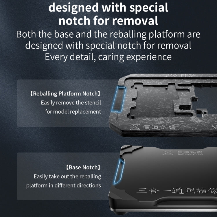For Honor Magic3 Pro Qianli Mega-idea Multi-functional Middle Frame Positioning BGA Reballing Platform - free shipping - PMC TechLife - Order now!