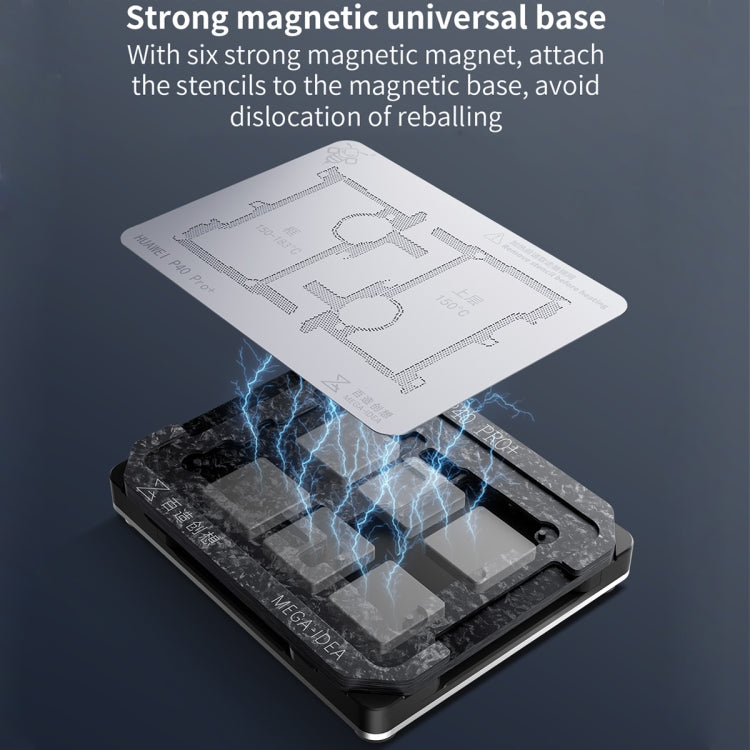 For Huawei Mate 50 Pro A Qianli Mega-idea Multi-functional Middle Frame Positioning BGA Reballing Platform - free shipping - PMC TechLife - Order now!