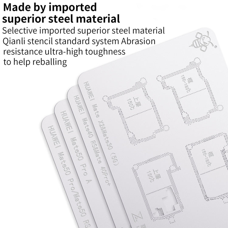 For Huawei Mate 50 Pro B Qianli Mega-idea Multi-functional Middle Frame Positioning BGA Reballing Platform - free shipping - PMC TechLife - Order now!