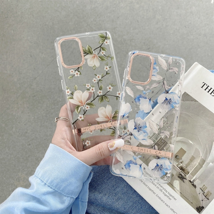 For Samsung Galaxy A34 5G High Translucent Electroplating Flower Pattern TPU + PC Phone Case(Cherry Blossoms) - free shipping - PMC TechLife - Order now!
