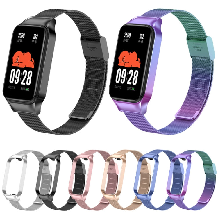 For Redmi Band 2 Milan Buckle Metal Watch Band(Black) - Smart Wear by PMC Jewellery | Online Shopping South Africa | PMC Jewellery