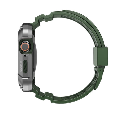 NILLKIN Ruidong Series Alloy + TPU Integrated Watch Band For Apple Watch Series SE 2&6&SE&5&4 44mm(Green) - Smart Wear by NILLKIN | Online Shopping South Africa | PMC Jewellery