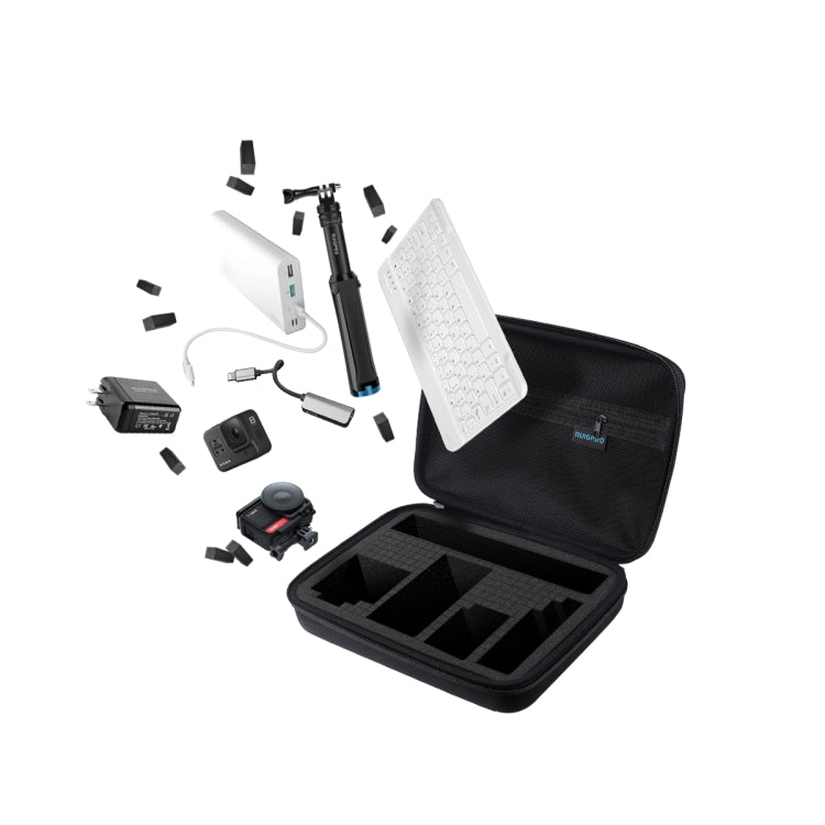 For GoPro HERO8 / 7 / 6 RUIGPRO Shockproof Waterproof Portable Case Box Size : 33.5cm x 24.7cm x 6.3cm(Black) - free shipping - PMC TechLife - Order now!