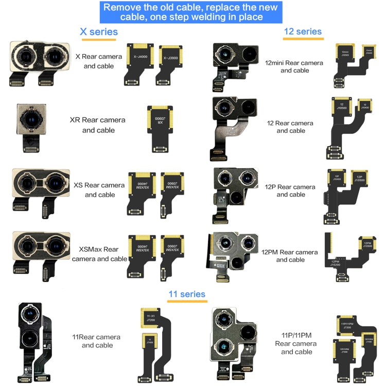 For iPhone 12 J10400 i2C Back Facing Ultra Wide Camera Cable - Flex Cable by PMC TechLife | Online Shopping South Africa | PMC TechLife