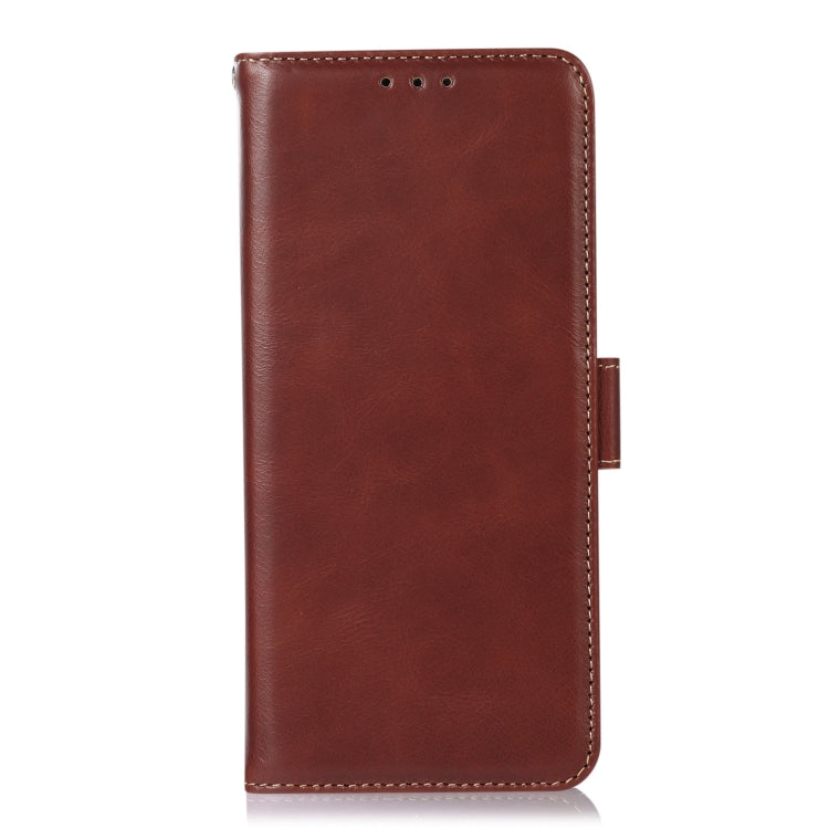 For Xiaomi Redmi Note 12 Turbo 5G Crazy Horse Top Layer Cowhide Leather Phone Case(Brown) - Xiaomi Cases by PMC TechLife | Online Shopping South Africa | PMC TechLife