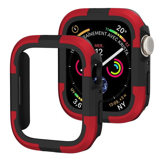For Apple Watch Series SE 2&6&SE&5&4 40mm Armor Frame Watch Case(Red) - Smart Wear by PMC Jewellery | Online Shopping South Africa | PMC Jewellery