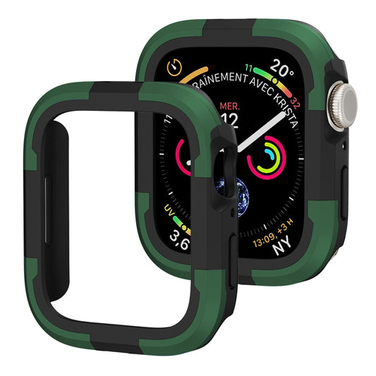 For Apple Watch Series SE 2&6&SE&5&4 40mm Armor Frame Watch Case(Green) - Smart Wear by PMC Jewellery | Online Shopping South Africa | PMC Jewellery