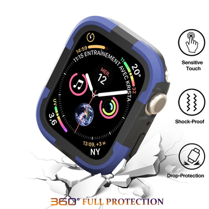 For Apple Watch Series SE 2&6&SE&5&4 40mm Armor Frame Watch Case(Purple) - Smart Wear by PMC Jewellery | Online Shopping South Africa | PMC Jewellery