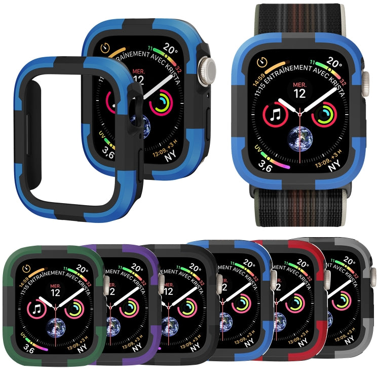 For Apple Watch Series SE 2&6&SE&5&4 40mm Armor Frame Watch Case(Red) - Smart Wear by PMC Jewellery | Online Shopping South Africa | PMC Jewellery