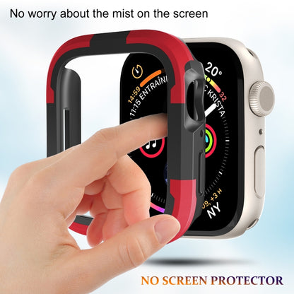 For Apple Watch Series SE 2&6&SE&5&4 44mm Armor Frame Watch Case(Red) - Smart Wear by PMC Jewellery | Online Shopping South Africa | PMC Jewellery