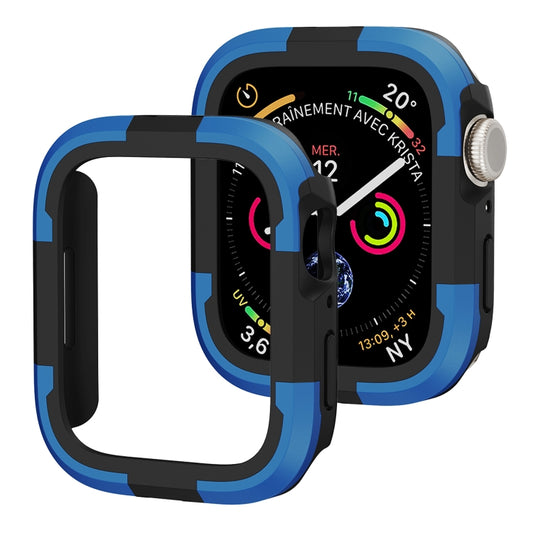 For Apple Watch Series 8 & 7 45mm Armor Frame Watch Case(Blue) - Smart Wear by PMC Jewellery | Online Shopping South Africa | PMC Jewellery