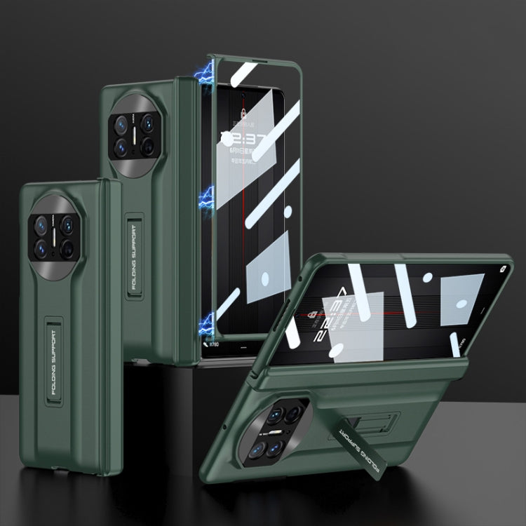 For Huawei Mate X3 GKK Integrated Magnetic Folding Hinge Supercar Phone Case(Night Green) - Huawei Cases by GKK | Online Shopping South Africa | PMC Jewellery