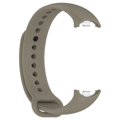 For Xiaomi Mi Band 8 Solid Color Stainless Steel Plug Replacement Watch Band (Space Grey) - Watch Bands by PMC Jewellery | Online Shopping South Africa | PMC Jewellery