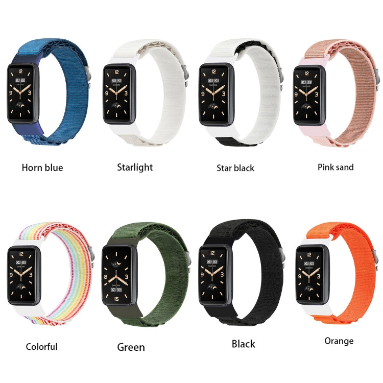 For Xiaomi Mi Band 7 Pro Loop Nylon Watch Band(Pink) - Smart Wear by PMC TechLife | Online Shopping South Africa | PMC TechLife