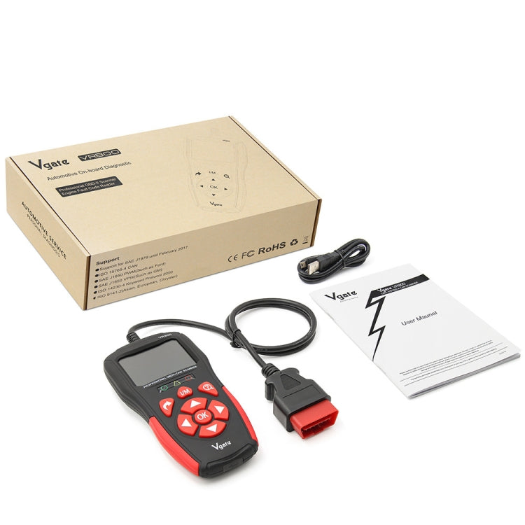 Vgate VR800 Car Code Reader OBD2 Diagnostic Scanner - free shipping - PMC TechLife - Order now!