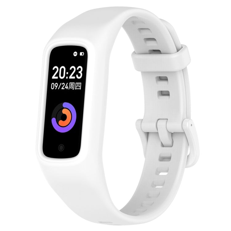 For Keep Band B2 Solid Color Integrated Silicone Watch Band(White) - Smart Wear by PMC Jewellery | Online Shopping South Africa | PMC Jewellery