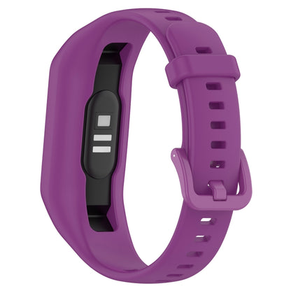 For Keep Band B2 Solid Color Integrated Silicone Watch Band(Purple) - Smart Wear by PMC Jewellery | Online Shopping South Africa | PMC Jewellery