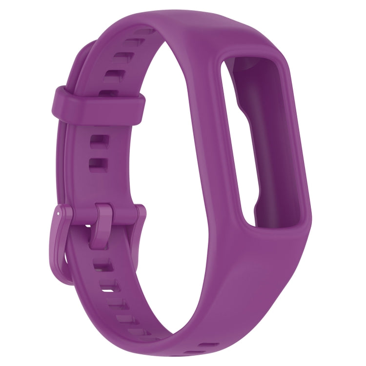 For Keep Band B2 Solid Color Integrated Silicone Watch Band(Purple) - Smart Wear by PMC Jewellery | Online Shopping South Africa | PMC Jewellery