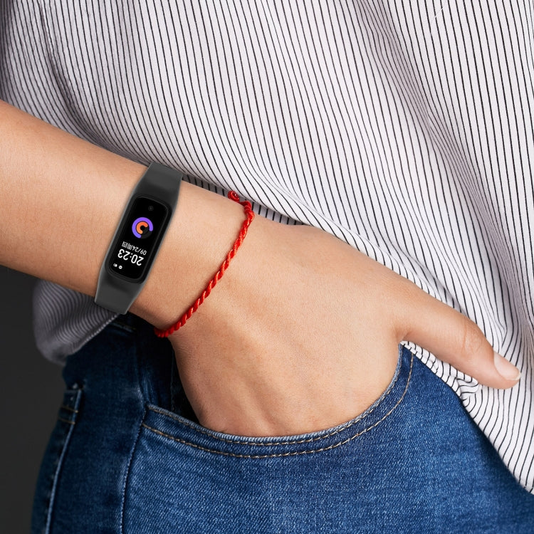 For Keep Band B2 Solid Color Integrated Silicone Watch Band(Purple) - Smart Wear by PMC TechLife | Online Shopping South Africa | PMC TechLife