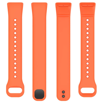 For Mambo Band 5 / 5S Solid Color Silicone Replacement Watch Band(Orange) - Smart Wear by PMC Jewellery | Online Shopping South Africa | PMC Jewellery