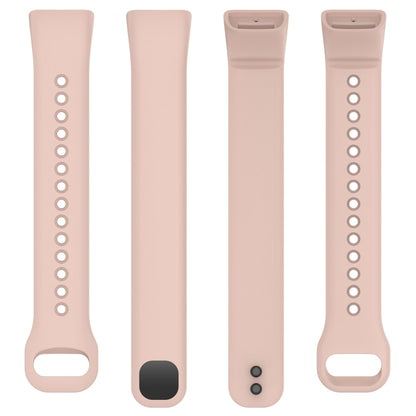 For Mambo Band 5 / 5S Solid Color Silicone Replacement Watch Band(Light Pink) - Smart Wear by PMC Jewellery | Online Shopping South Africa | PMC Jewellery
