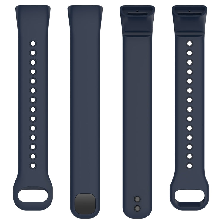 For Mambo Band 5 / 5S Solid Color Silicone Replacement Watch Band(Midnight Blue) - Smart Wear by PMC Jewellery | Online Shopping South Africa | PMC Jewellery