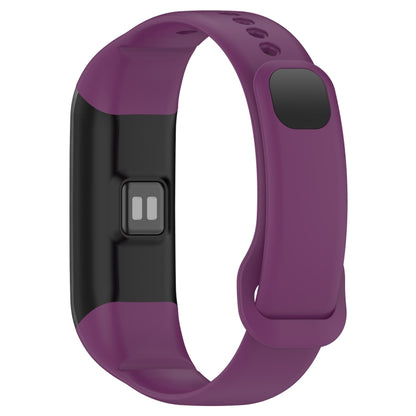 For Mambo Band 5 / 5S Solid Color Silicone Replacement Watch Band(Purple) - Smart Wear by PMC Jewellery | Online Shopping South Africa | PMC Jewellery