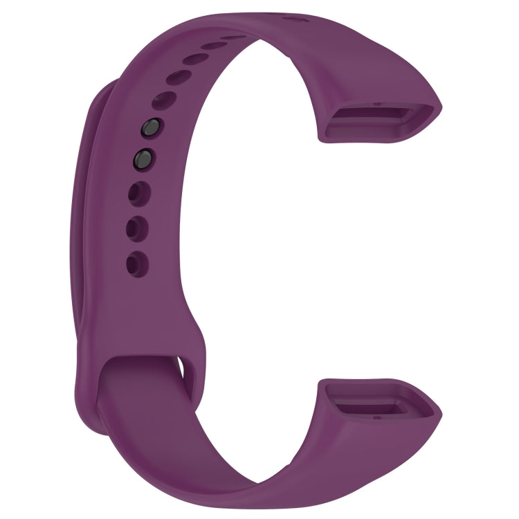 For Mambo Band 5 / 5S Solid Color Silicone Replacement Watch Band(Purple) - Smart Wear by PMC Jewellery | Online Shopping South Africa | PMC Jewellery