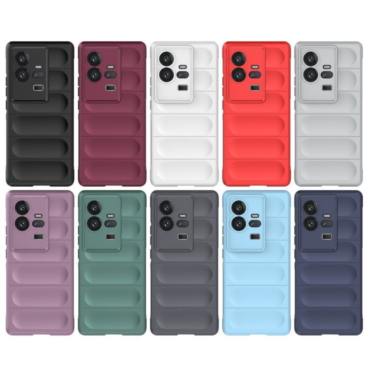 For vivo iQOO 11 Pro 5G Magic Shield TPU + Flannel Phone Case(Dark Green) - free shipping - PMC TechLife - Order now!