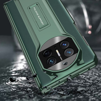 For Huawei Mate X3 GKK Integrated Magnetic Folding Supercar Phone Case(Green) - Huawei Cases by GKK | Online Shopping South Africa | PMC Jewellery
