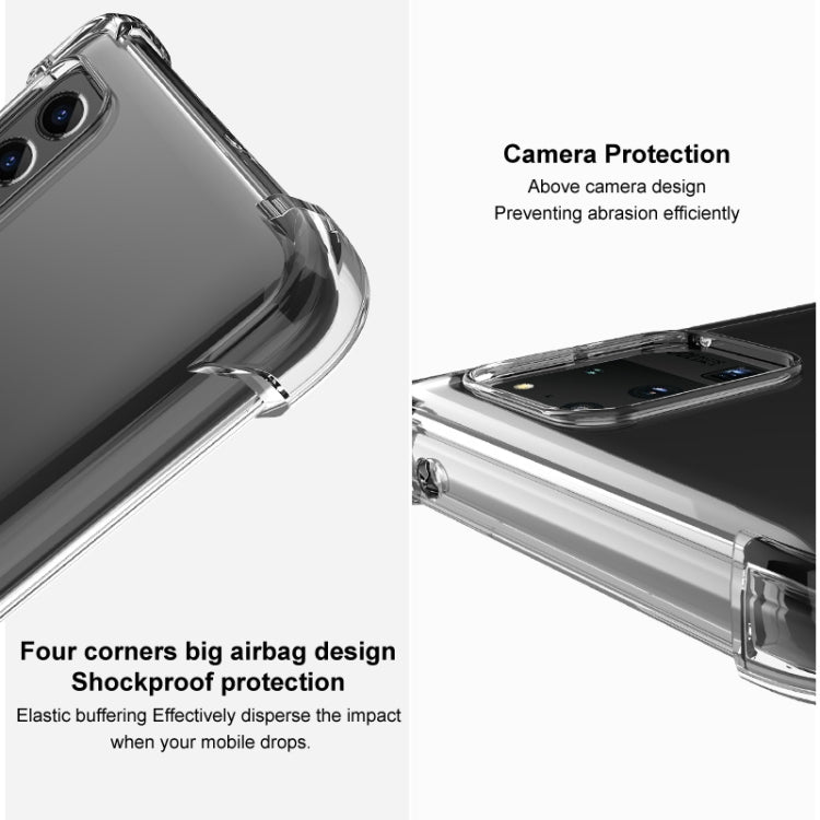 For Honor Magic5 Pro imak Shockproof Airbag TPU Phone Case(Transparent Black) - free shipping - PMC TechLife - Order now!