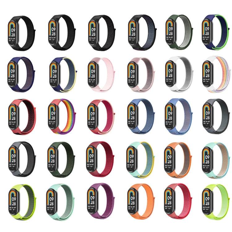 For Xiaomi Mi Band 8 Loop Nylon Replacement Watch Band(Orange) -  by PMC TechLife | Online Shopping South Africa | PMC TechLife