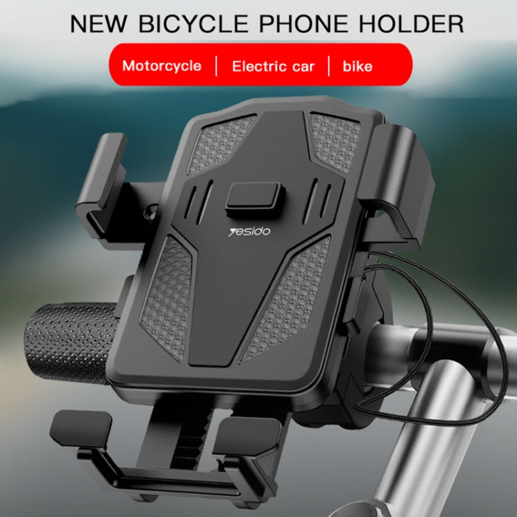 Yesido C94 Bicycle / Motorcycle Elastic Clip Phone Navigation Bracket(Black) - Holder by Yesido | Online Shopping South Africa | PMC TechLife