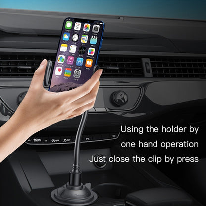 Yesido C112 Universal Car Water Cup Holder Telescopic Hose Phone Holder(Black) - Universal Car Holders by Yesido | Online Shopping South Africa | PMC Jewellery | Buy Now Pay Later Mobicred