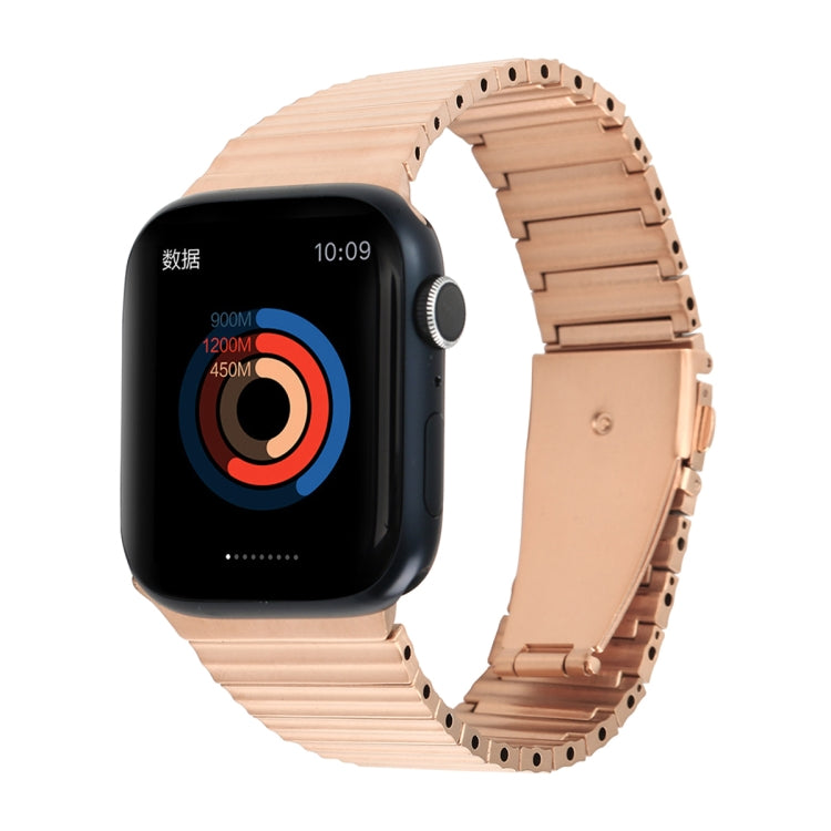 Ocean Metal Replacement Watch Band For Apple Watch 8 41mm(Rose Gold) -  by PMC TechLife | Online Shopping South Africa | PMC TechLife
